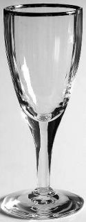 Fostoria Betrothal (Stem 6107 1/2) Cordial Glass   Stem #6107,         Platinum