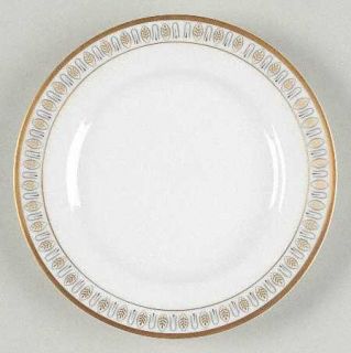 Franconia   Krautheim Athena Bread & Butter Plate, Fine China Dinnerware   Gold