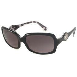 Emilio Pucci Womens Ep626s Rectangular Black Sunglasses