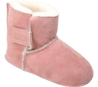 Infant/Toddler Girls Minnetonka Genuine Sheepskin Pug Boot   Pink Sheepskin Win