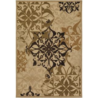 Urbane Gatesby Sand/ Ivory Runner Rug (24 X 710) (SandSecondary colors BrownPattern AbstractTip We recommend the use of a non skid pad to keep the rug in place on smooth surfaces.All rug sizes are approximate. Due to the difference of monitor colors, s