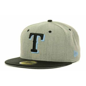 Texas Rangers New Era MLB Gray Hound Fitted 59FIFTY Cap
