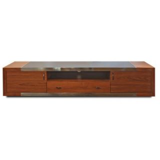 Whiteline Imports Franco TV Unit EC1042 WHT / EC1042 WLT Finish Walnut Veneer