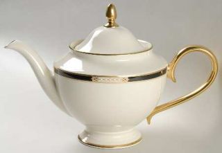 Lenox China Hancock 1999 Shape Teapot & Lid, Fine China Dinnerware   Presidentia