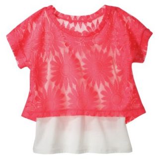 Cherokee Girls Tee Shirt   Coral XS
