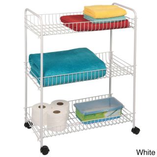 3 tier Large Bath Storage Cart (Bronze, silver, whiteMaterials SteelDimensions 33.5 inches high x 25.75 inches wide x 14.25 inches deepThe digital images we display have the most accurate color possible. However, due to differences in computer monitors,