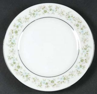 Noritake Savannah (Rim, Platinum) Bread & Butter Plate, Fine China Dinnerware  