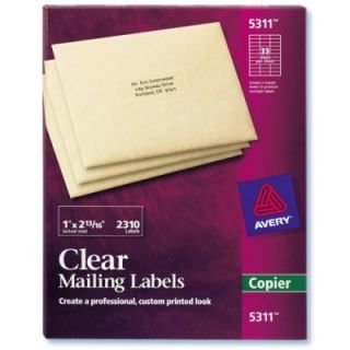 Avery Self Adhesive Mailing Labels for Copiers