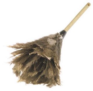 Carlisle 24 Feather Duster   Wood Handle, Brown
