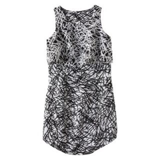 Mossimo Womens Crop Top Dress   Graphic Print S