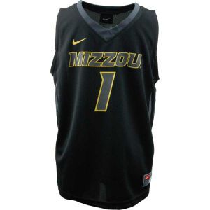 Missouri Tigers #1 Haddad Brands NCAA Kids Replica Basketball Jersey