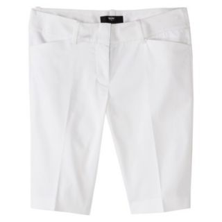 Mossimo Petites Bermuda Shorts   White 2P