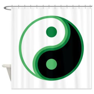  Yin Yang, Green Shower Curtain  Use code FREECART at Checkout