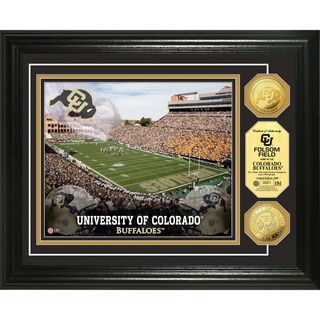 University Of Colorados Folsom Field Photo Mint (Black frameNumbered limited quantityCertificate of authenticityOfficially licensedReady to hangGift BoxedCare instructions Hand wipe with soft cloth )