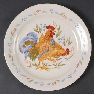 Corning Country Morning Salad Plate, Fine China Dinnerware   Impressions,Rooster