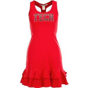 Texas Tech Red Raiders NCAA Womens Ruffle Racerback Dress