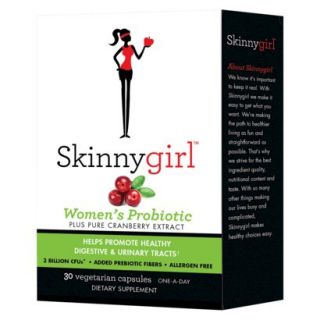 Skinnygirl Womens Probiotic Cranberry Extract Dietary Supplement Capsules   30