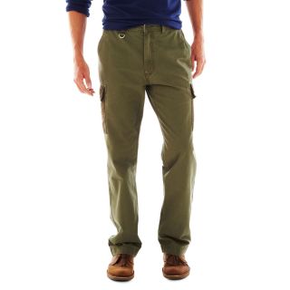 St. Johns Bay Colorblock Cargo Pants, Olive, Mens