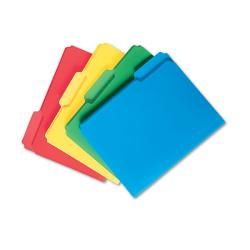 Smead Assorted 1/3 Cut Top Tab Waterproof Poly File Folders