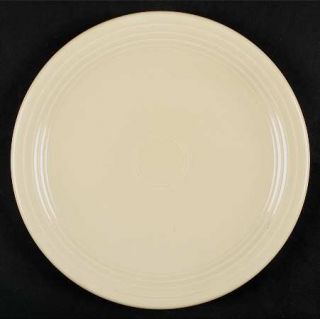 Homer Laughlin  Fiesta Old Ivory (Cream) 12 Chop Plate/Round Platter, Fine Chin