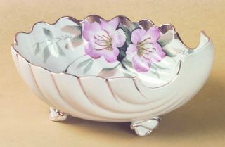 Noritake Azalea Nut Bowl (Fruit), Fine China Dinnerware   Pink,Patent#19322 Or #