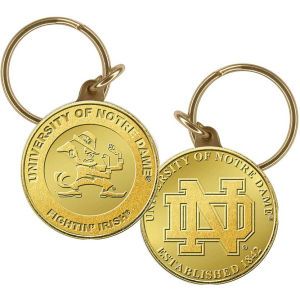 Notre Dame Fighting Irish Highland Mint Bronze Bullion Keychain