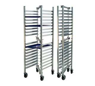 New Age Caterers Bun Pan Rack w/ (18)18x26 in Pan Capacity & 5 in Casters, 21.5x72x26 in