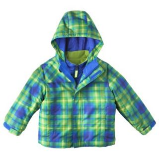 Cherokee Infant Toddler Boys 4 in 1 System Jacket   Green 3T