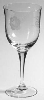 Noritake Virtue Clear Wine Glass   Etched