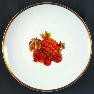 Jaeger Harvest Dinner Plate, Fine China Dinnerware   Fruits& Nuts, Browns&Yellow