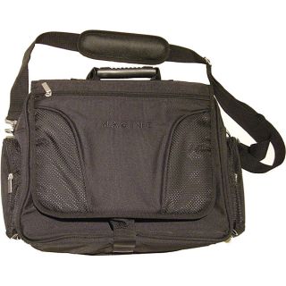 Imagine Eco friendly Black Laptop Messenger Bag (Black Removable padded sleeve fits up to a 15.6 inch laptopZippered laptop compartment with separate file section Removable padded laptop sleeve fits up to a 15.6 inch laptop Organizer panel with one large 