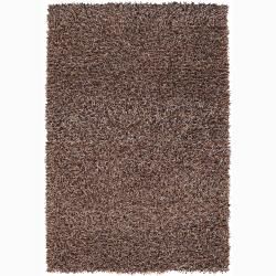 Handwoven Brown/orange/white Mandara Shag Rug (5 X 76) (White, orangePattern Shag Tip We recommend the use of a  non skid pad to keep the rug in place on smooth surfaces. All rug sizes are approximate. Due to the difference of monitor colors, some rug c