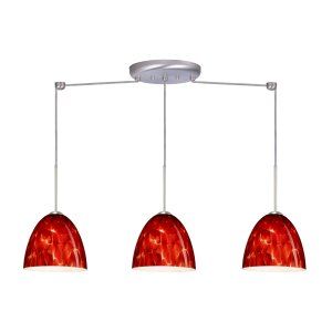 Besa Lighting BEL 3JB 447041 SN Vila Pendant