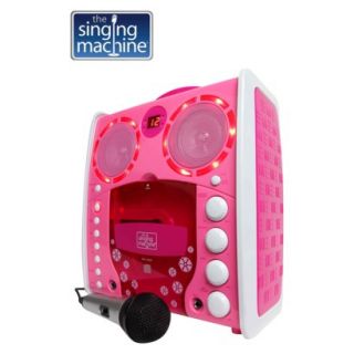 The Singing Machine Portable CDG Karaoke   Pink (SML383P)