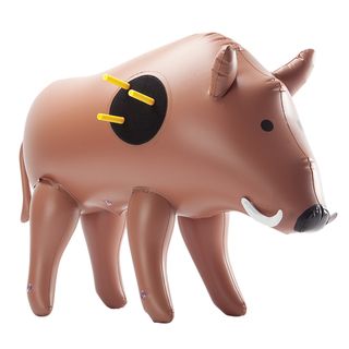 Nxt Generation Inflatable Boar Target (MulticolorDimensions 37 inches long x 24 inches wide x 12 inches deepRecommended for ages 5 years and older Vinyl, VelcroColor MulticolorDimensions 37 inches long x 24 inches wide x 12 inches deepRecommended for a