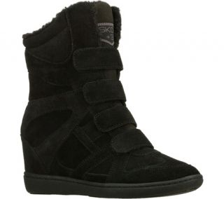 Womens Skechers SKCH Plus 3 Warm Ups   Black Casual Shoes