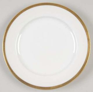 Chas Field Haviland Chf213 Salad Plate, Fine China Dinnerware   Gold Band Edge O