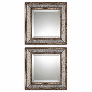 Uttermost Norlina Squares Antique Mirror (set Of 2)