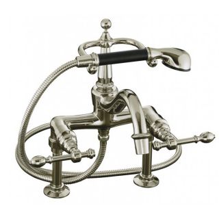 Iv Georges Brass Bath Faucet With Handshower And Lever Handles