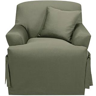 Sure Fit SureFit Logan 1 pc. T Cushion Chair Slipcover, Green