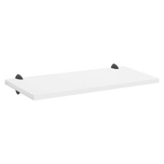 Wall Shelf White Sumo Shelf With Black Ara Supports   32W x 12D