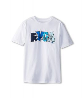 RVCA Kids Big RVCA Fight Tee Boys T Shirt (White)