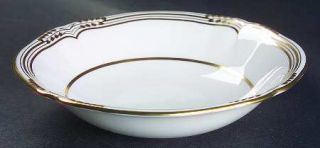 Spode Sheffield Coupe Cereal Bowl, Fine China Dinnerware   White Body, Gold Line