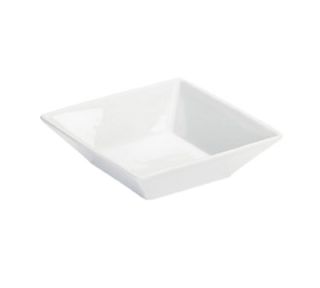 Cal Mil 36 oz Square Bowl   Porcelain, Bright White