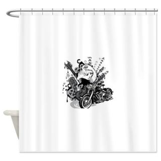  Rock the skull Shower Curtain  Use code FREECART at Checkout