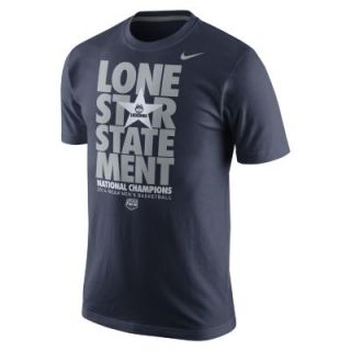 Nike Locker Room Lone Star Statement (Connecticut) Mens T Shirt   Navy