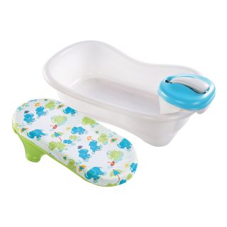 Summer Infant Newborn to Toddler Bath Center and Shower   Neutral, Blue