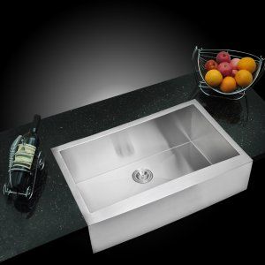 Water Creation SS AS 3622A Stainless Steel Sinks 36 In. X 22 In. Zero Radius Sin