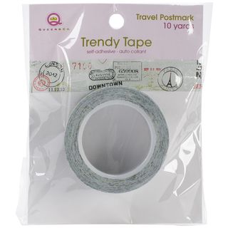 Travel Trendy Tape 15mm X 10yds postmark