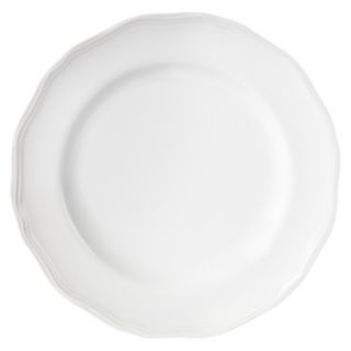 Threshold Scallop Dinner Plate Set of 4   White